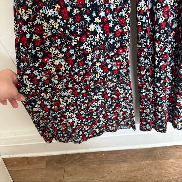 Free People Vibe Check One-Piece Jumpsuit – Black Ditsy Shell Combo – XS - Picture 11 of 12